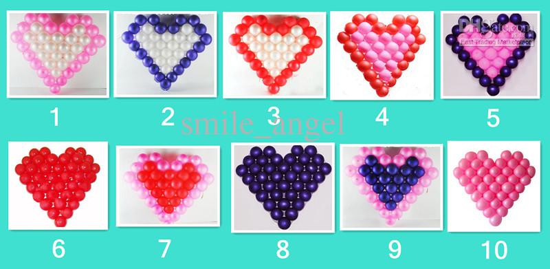 กรอบตาข่ายใส่ลูกโป่งทรงหัวใจ - Balloon Grid Mesh Heart Balloon