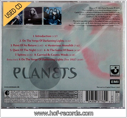 Eloy - Planets (EU) Used Cd VG++