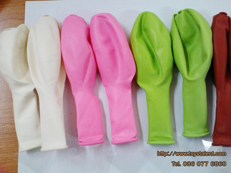 ลูกโป่ง LED สีชมพูอ่อน แพ็ค 5 ชิ้น ไฟกระพริบสีชมพู (LED Light Pink Balloon - LED Pink Blinking Mode)