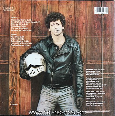 Lou Reed - Legendary Hearts 1983