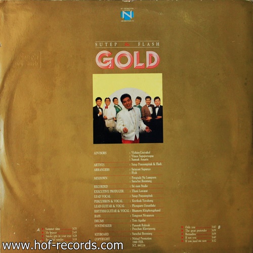 Sutep &Flash - Gold ปก VG+ แผ่น NM