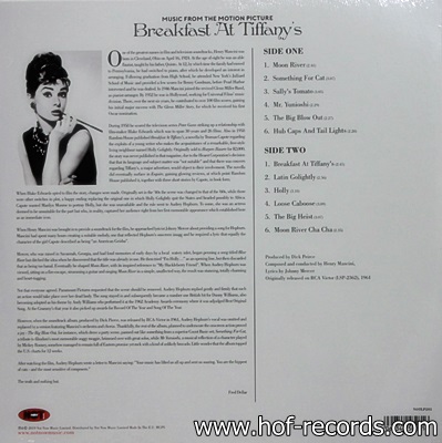 Henry Mancini - Breakfast At Tiffanys 1Lp New