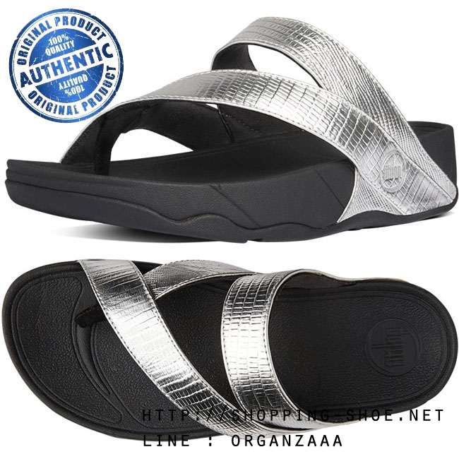 Fitflop Sling Leather Silver ของแท้ นำเข้าจาก USA และ UK