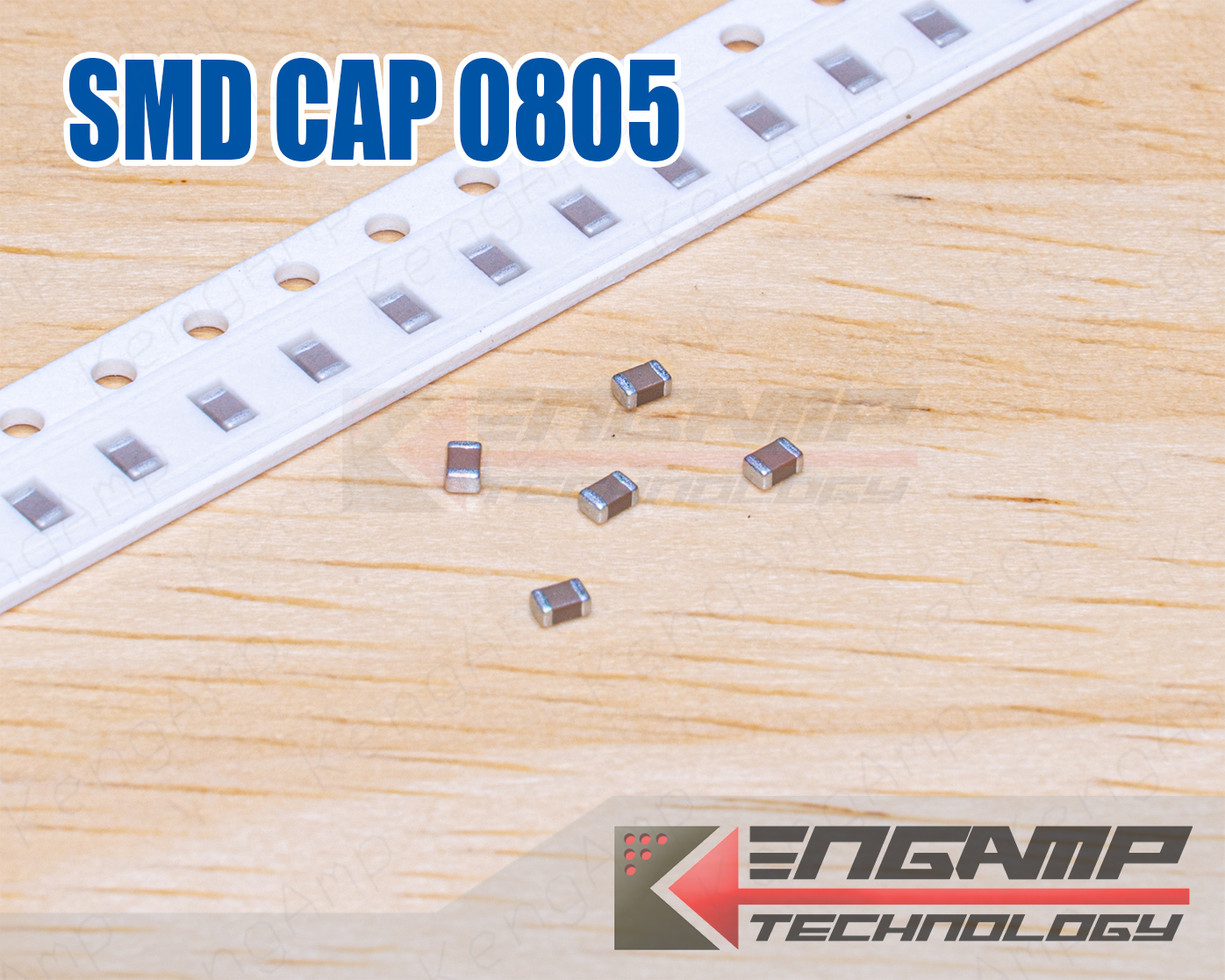 (100ตัว) [S-CAP] SMD 0805 ตัวเก็บประจุแบบชิบ