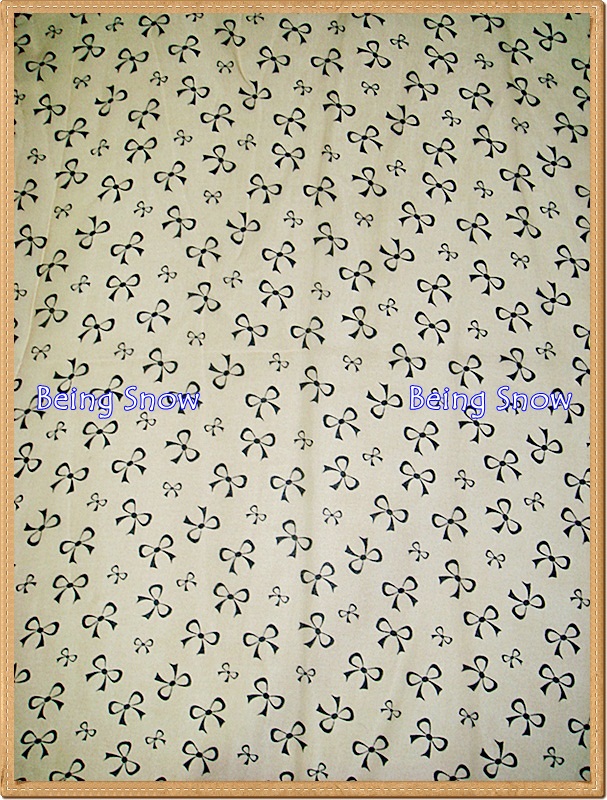 Zara ลายโบว์ - สีครีม