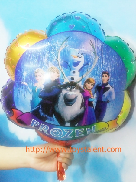 ลูกโป่งฟลอย์การ์ตูน โฟรสเซนต์ ทรงดอกไม้ - Flower Shape Frozen Foil Balloon / Item No. TL-A118