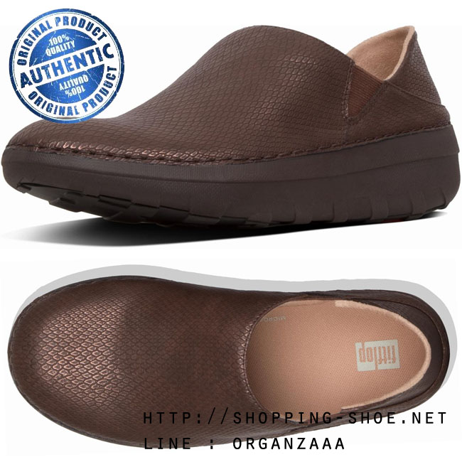 Fitflop Superloafer Shimmersnake Bronze ของแท้ นำเข้าจาก USA และ UK