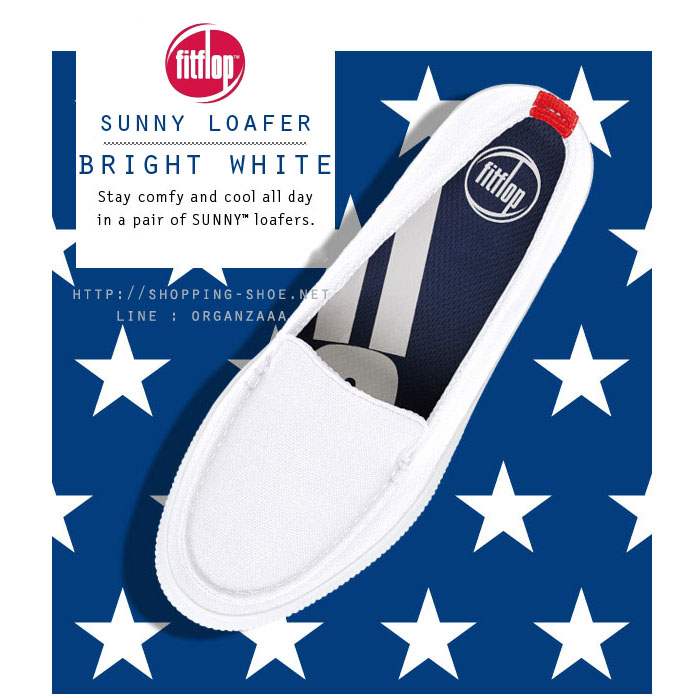 Fitflop Sunny Loafers White ของแท้ นำเข้าจาก USA และ UK