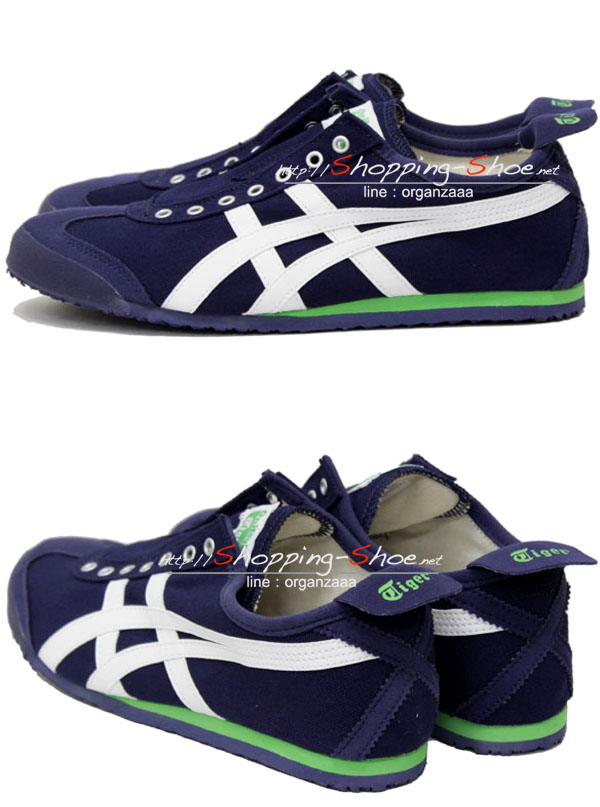 Onitsuka Tiger Mexico 66 Slip On - Navy / White ของแท้ มีกล่อง ป้ายครบ
