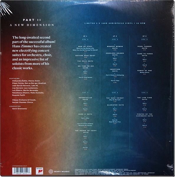 Hans Zimmer - The World of Hans Zimmer 3Lp New