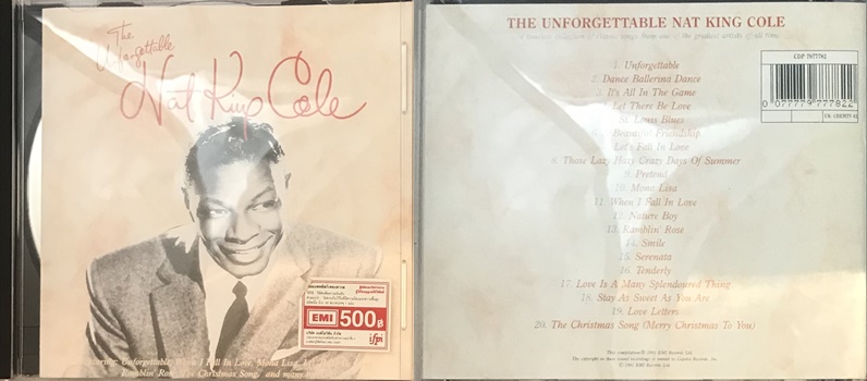 Used CD Nat King Cole - The Unforgettable (Very good)