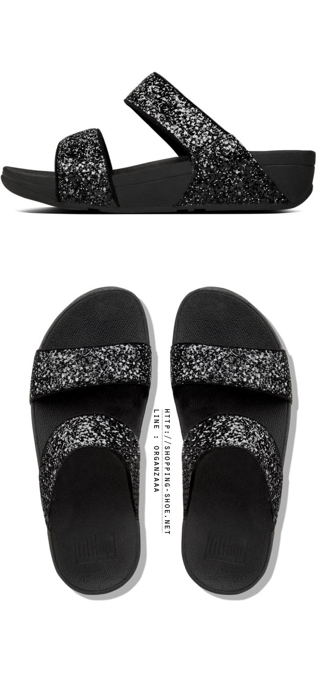 Fitflop Glitterball Slide Black ของแท้ นำเข้าจาก USA และ UK