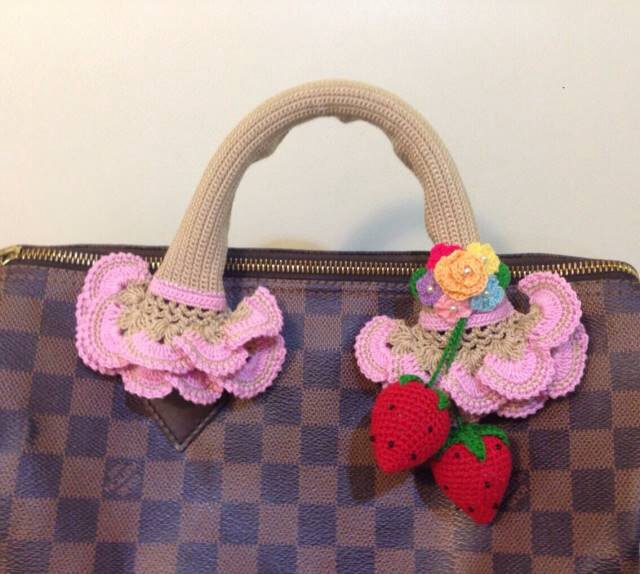 ไหมหุ้มหูกระเป๋า คอลเลคชั่น สีชมพู