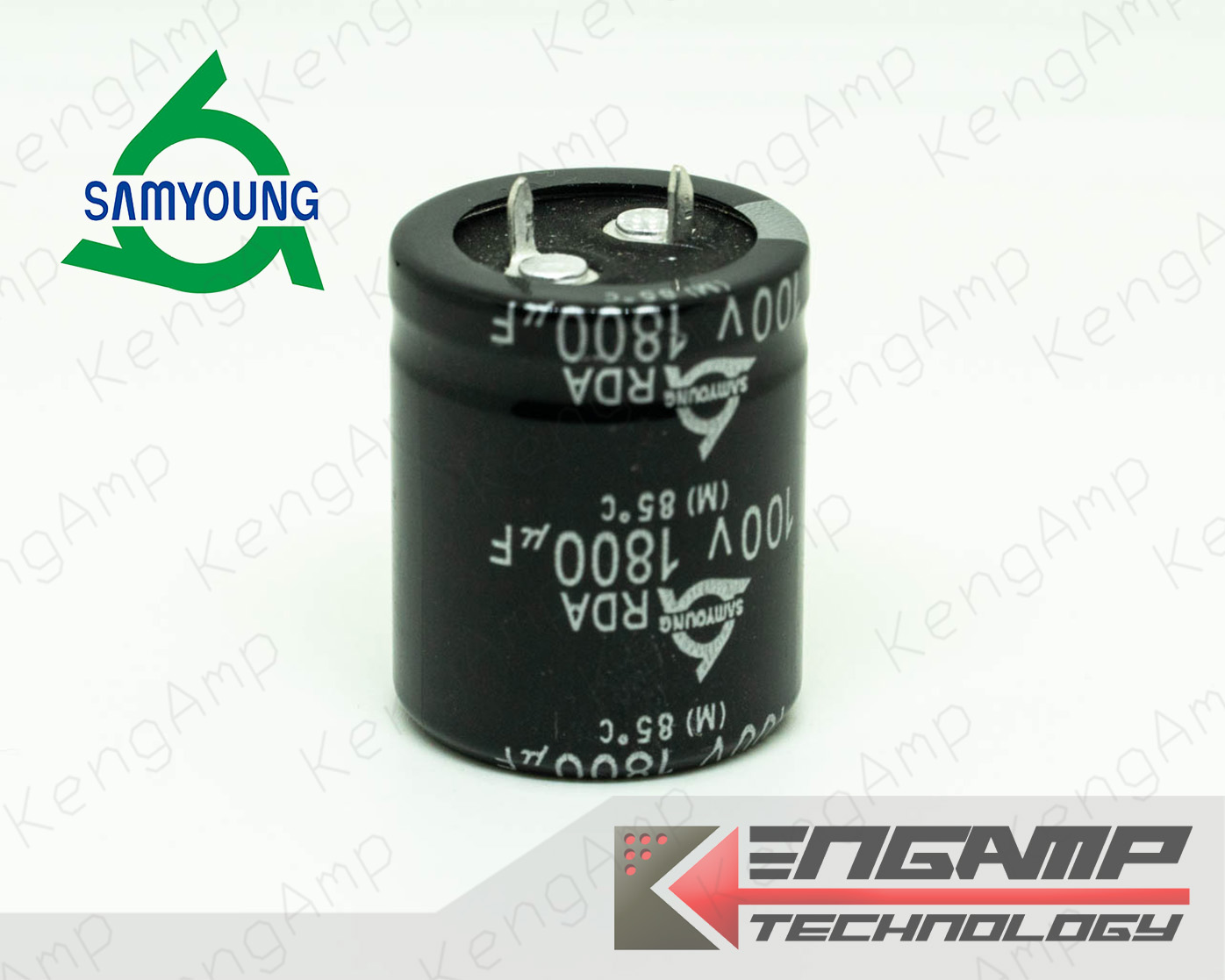 (1ตัว) [E-CAP] 1800uF/100V 85C SAMYOUNG RDA 25x30mm P=10mm
