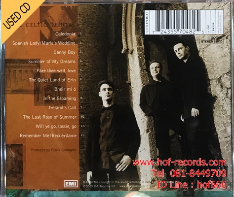 The Celtic Tenors ( Thai ) Used CD 1 Dise VG++