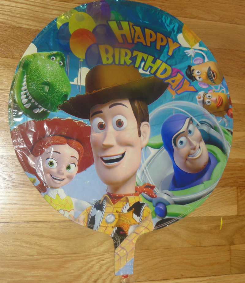 ลูกโป่งฟลอย์ Happy Birthday ทอยส์สตอรรี่ ทรงกลม - Foil Balloon Happy Birthday Toy Story Round Shape / Item No. TL-D037