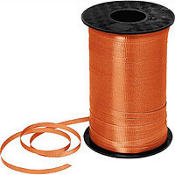 ริบบิ้นม้วนใหญ่ สีส้ม สำหรับผูกลูกโป่ง ยาว 350 เมตร - Orange Curling Ribbon