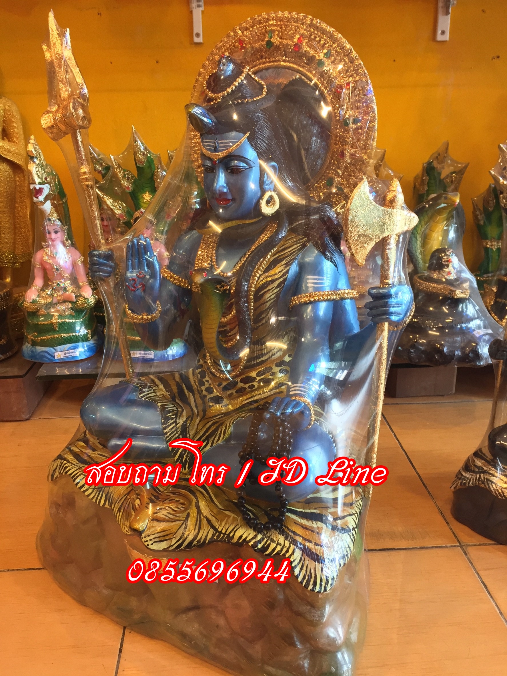 พระศิวะนั่ง หน้าตัก 12" (กายฟ้า)