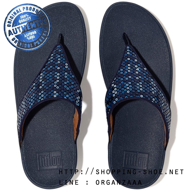 Fitflop Lulu Sequined Midnight Navy ของแท้ นำเข้าจาก USA และ UK