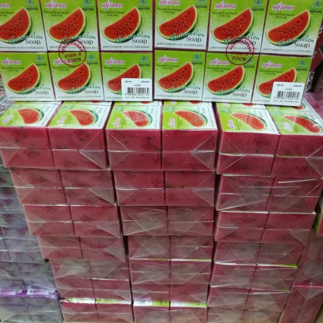 สบู่แตงโม วิภาดา (แพค12ก้อน) VIPADA WATERMELON SOAP