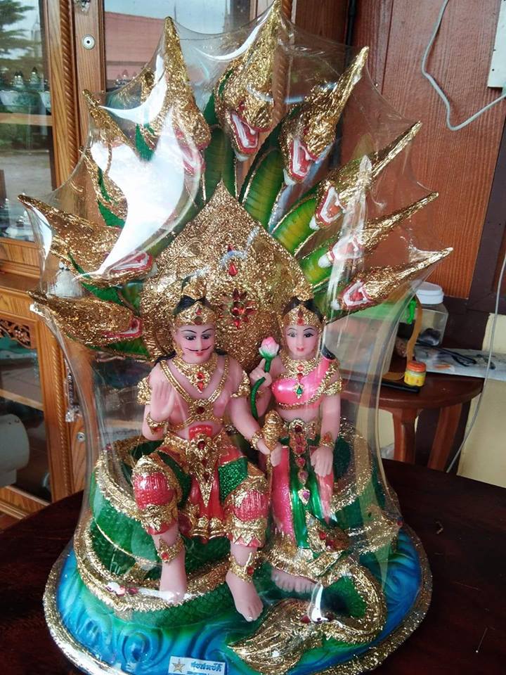 นาคี นาคา บรรลังค์ ขนาด 46x34x24 ซม สั่งสีได้