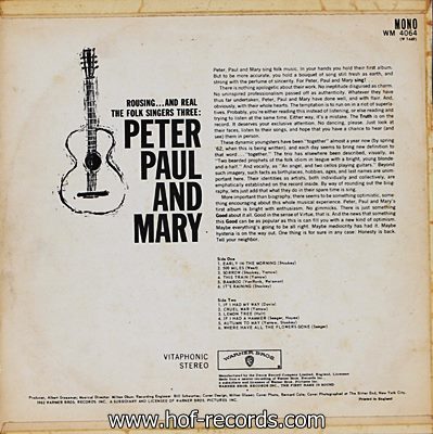 Peter Paul & Mary - Peter Paul & Mary 1962