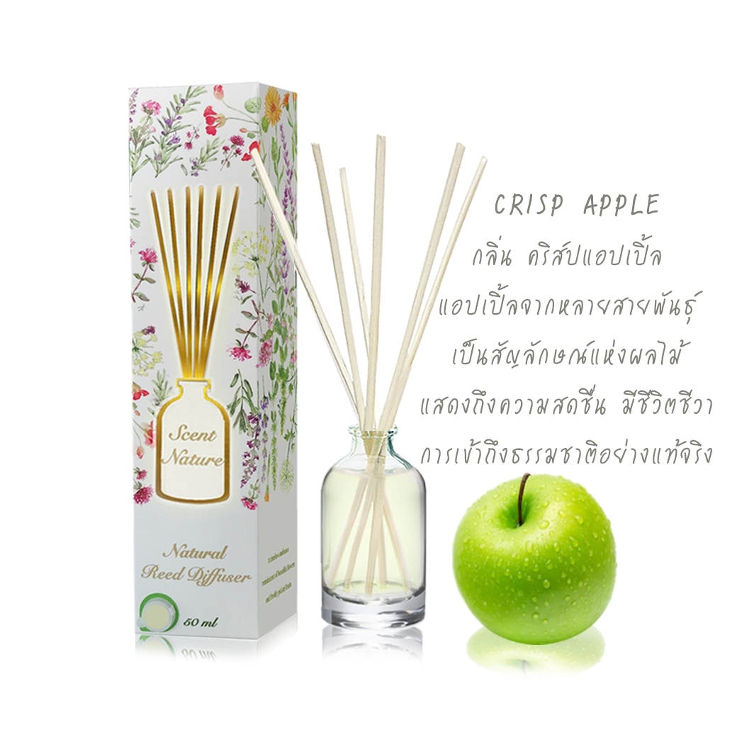 Scentnature ก้านไม้หอมอโรม่าปรับอากาศScentnature กลิ่น Crisp Apple