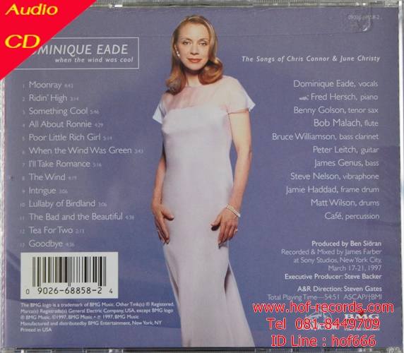 Used CD Dominique Eade - When the wind was cool (NM ) US