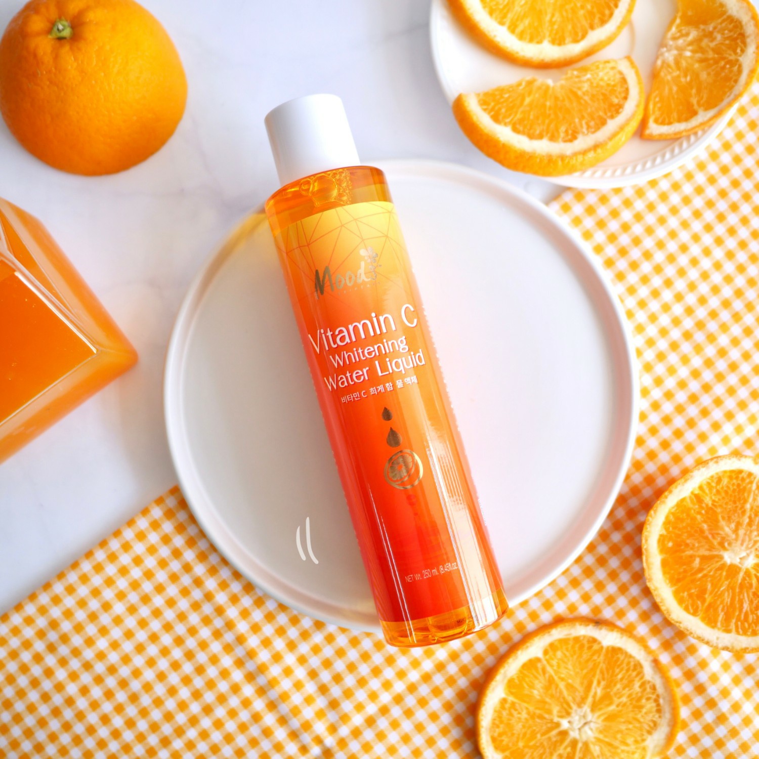 น้ำตบวิตซี / น้ำตบสเนล มูดส์ วิตามิน ซี ไวท์เทนนิ่ง วอเตอร์ ลิขวิด 250ml.