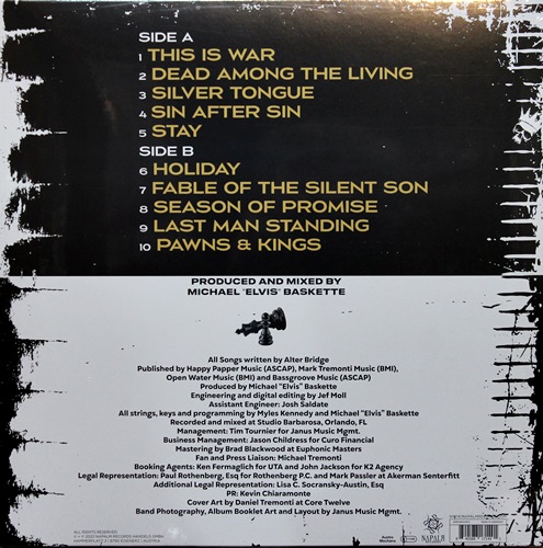Alter Bridge - Pawns & Kings 1Lp New
