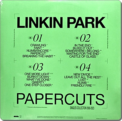 Linkin Park - Papercuts Singles Collection 2000-2023 2Lp New
