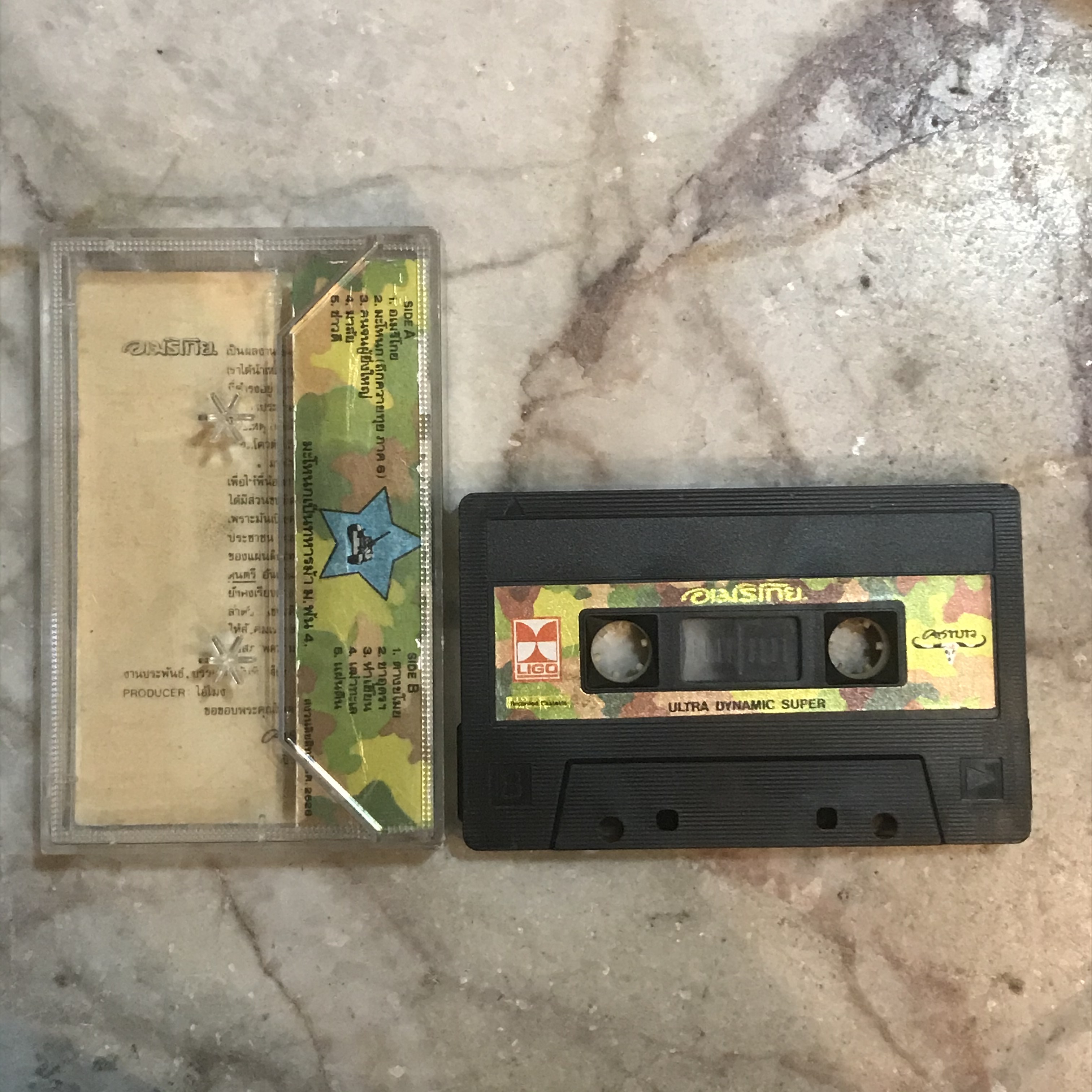 T คาราบาว - อเมริโกย พิมพ์ LIGO ( Used Cassett Tape )