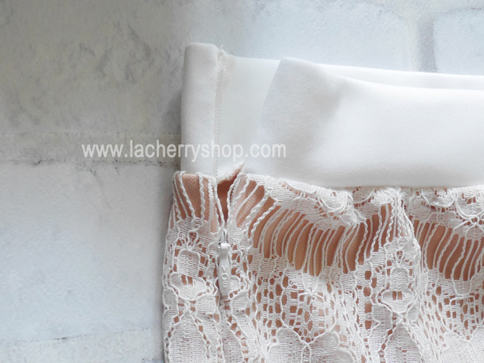 ชุดเสื้อ+กางเกง ผ้าลูกไม้ สีดำ มีซับในอย่างดี สวยหวาน สินค้าคุณภาพ ราคาไม่แพง