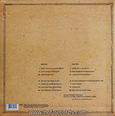 Eric Clapton - Tribute To Robert Johnson 2lp N.