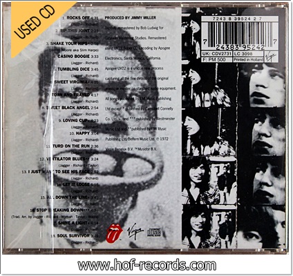 Rolling Stones - "Exile On Main st " (Holland) Used Cd VG++