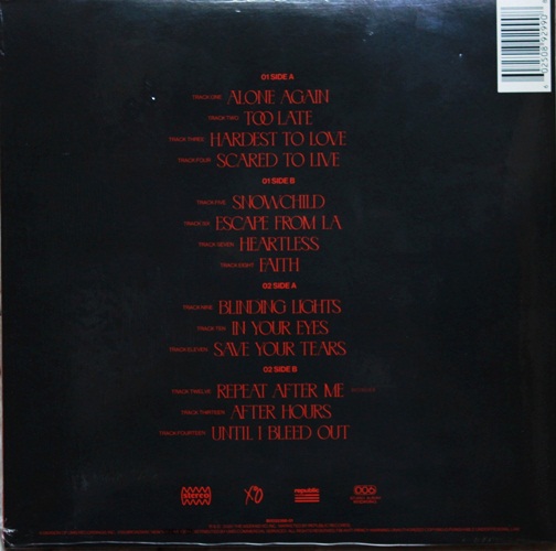 The Weeknd - After Hours 2Lp N.