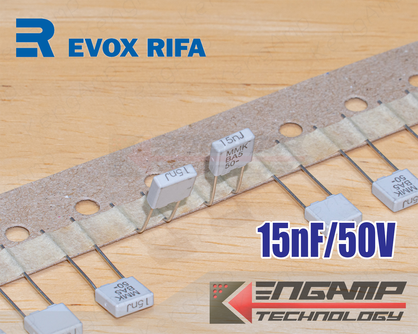 (10ตัว) [F-CAP] 0.015uF/50V 15nJ50V EVOX MMK5 5% 2.5x7.2 H6.5mm P=5