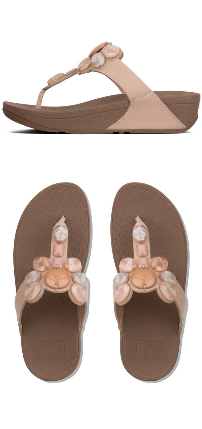 Fitflop Honeybee Leather Nude ของแท้ นำเข้าจาก USA และ UK