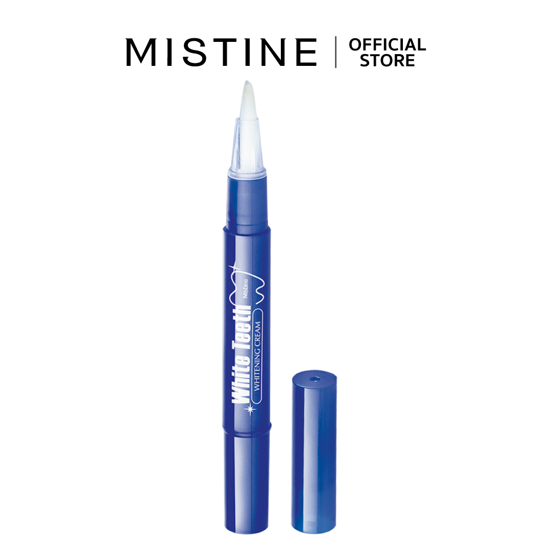 ปากกาฟอกฟันขาว มิสทิน ไวท์ ทีธ ไวท์เทนนิ่ง ครีม 2.3 กรัม MISTINE WHITE TEETH WHITENING