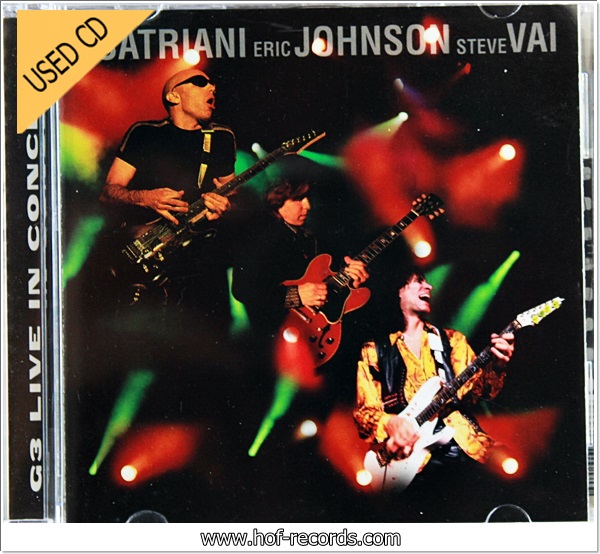 G3 - Live In Concert (Japan) Used cd VG++