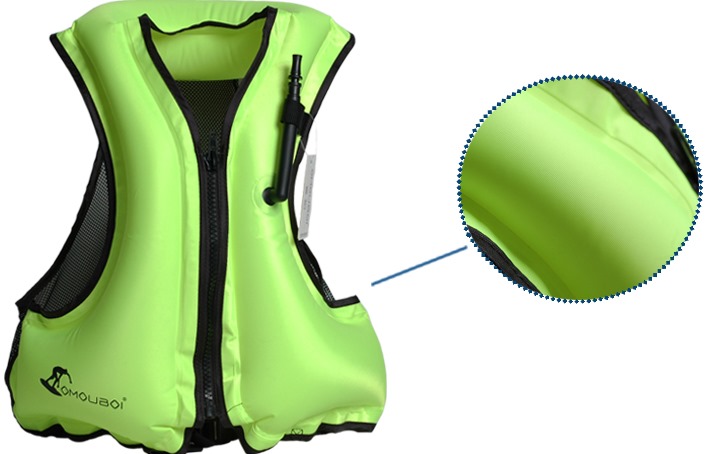 เสื้อชูชีพเป่าลม อุปกรณ์เล่นน้ำ ฉุกเฉิน เข้าค่าย แคมปิ้ง outdoor เที่ยวทะเล