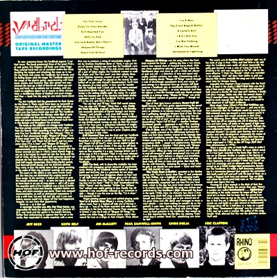 The Yardbirds - Greatest Hits Volume One 1964-1966 1lp