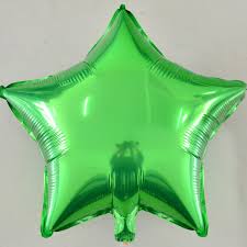 ลูกโป่งฟลอย์รูปดาว สีเขียว ไซส์ 32 นิ้ว - Star Shape 32" Foil Balloon Green Color / TL-G048