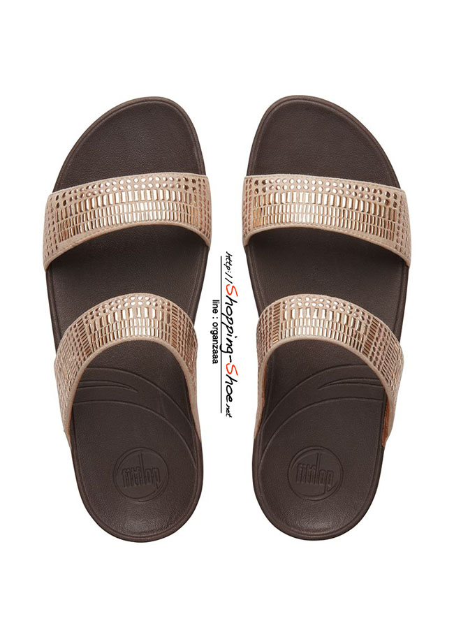 Fitflop Aztek Chada Slide Rose Gold ของแท้ นำเข้าจาก USA และ UK