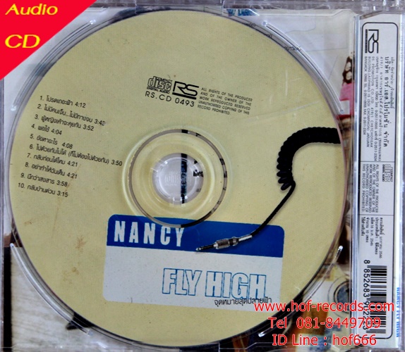 Used Cd ไทย Nancy - Fly High ( Can play)