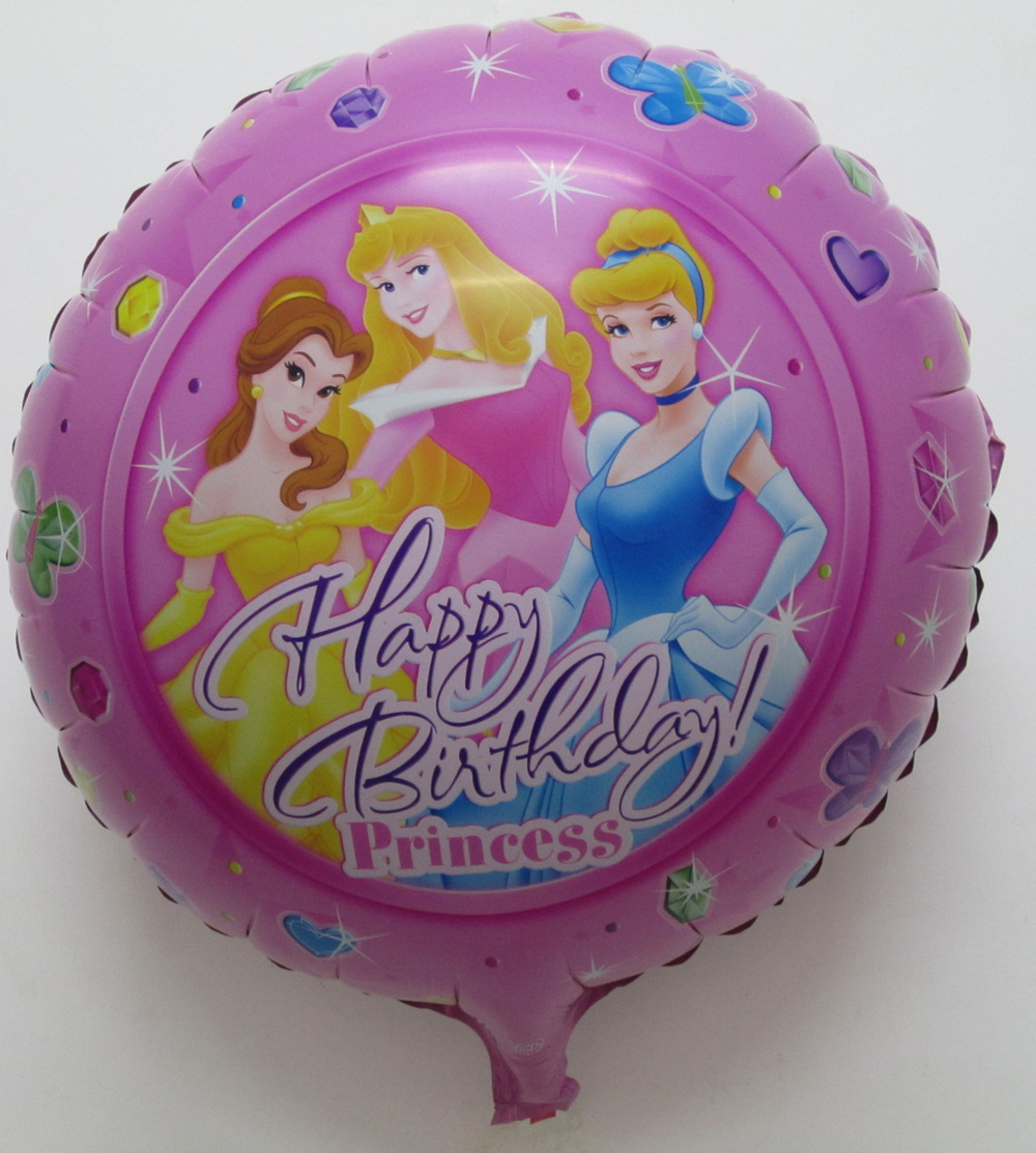 ลูกโป่งฟลอย์ Happy Birthday เจ้าหญิง - Happy Birthday Princess Foil Balloon / Item No. TL-D012