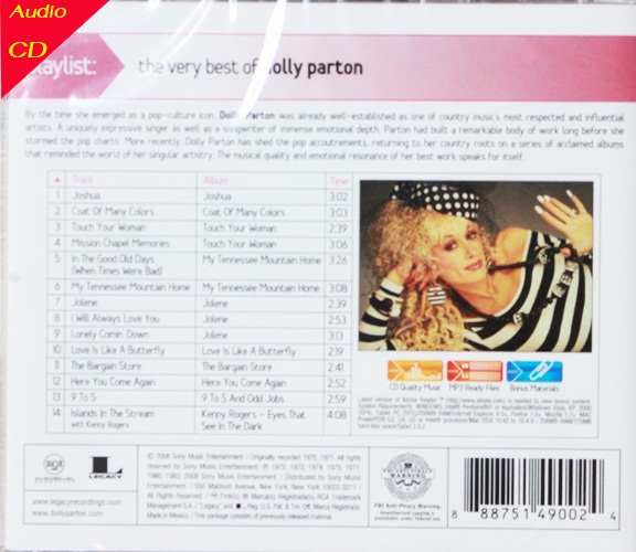 Dolly Parton - The Very Best 1Cd N.