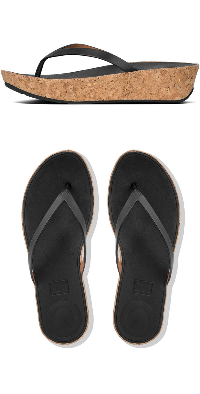 Fitflop Linny Leather Black ของแท้ นำเข้าจาก USA และ UK