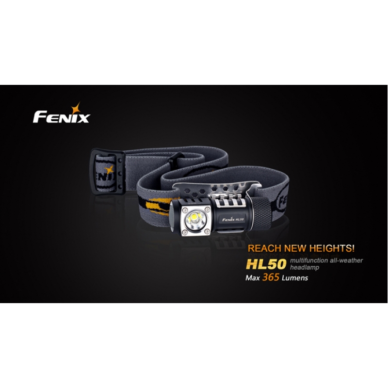 ไฟฉายคาดหัว Fenix HL50 ** แถมแบตcr123**