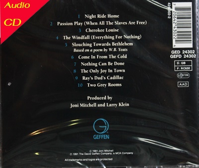 CD Joni Mitchell - Night ride home * New
